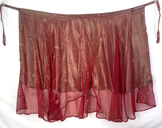 Lotus Flower, Aari Maxi Wrap Skirt. SKU:2013-2787