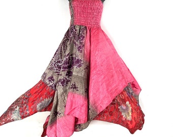 Tatiana Fairy Dress 43" (109cm) Length, One size, Silky Summer, Bohemian, hippie, boho, gypsy, princess. SKU: 902-7226