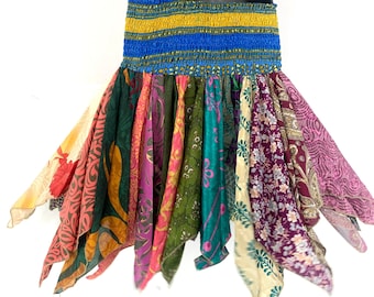 Lilly Short Handkerchief Skirt. Harem style waist SKU:745-4788