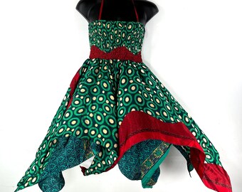 2XL Bust Lilian Long Silk Fairy Dress. 45" Length (The Summer Hippy Dress) SKU:909-7382