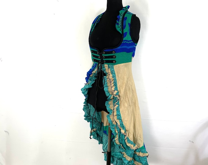 L. Celeste Underbust Corset Dress. Bustier with adj tail length. Renaissance