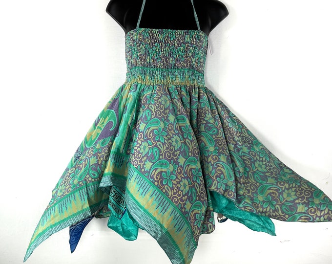 Lilian Plus Plus Size Long Silk Fairy Dress with 2XL bust (The Summer Hippy Dress) SKU:909-7371
