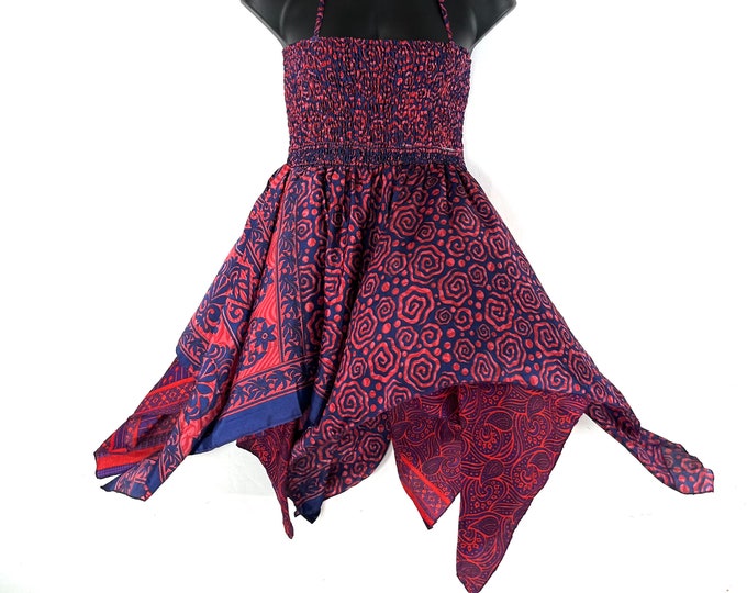 Lilian Plus Plus Size Long Silk Fairy Dress with 2XL bust (The Summer Hippy Dress) SKU:909-7372