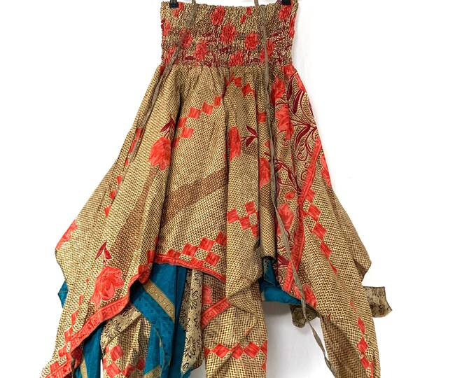 Lilian Plus Plus Size Long Silk Fairy Dress with 2XL bust (The Summer Hippy Dress) SKU:909-6295