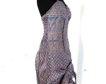 Ruby Fantasy Dress; Silk Elven Eco Dress SKU:735-2054