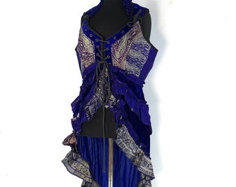 3XL. Cosmo Silk Velvet Corset Dress. Ren Faire. SKU:2003-4463