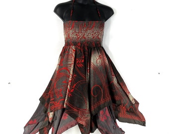 Lara Fairy Dress - Plus Size -  43" Long - Summer Silk - Tall Girl - Maternity (SKU:905-7831)