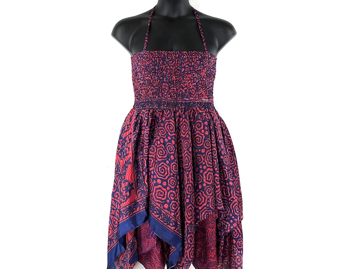 2XL Bust Lilian Fairy Dress - Long Silk Maxi Tall Girl Summer Dress (SKU:909-7372)