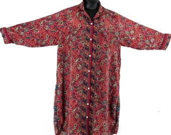 XL Romilly Silk Shirt Dress - Long Sleeve - Pocket SKU:323-7712