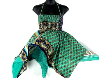 2XL Bust Agetha Midi Silk Fairy Dress - Summer Maternity Dress SKU:908-7368