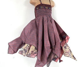 Girls Silk Fairy Dress; 2-6 years - Hard Wearing - Easy Clean (SKU:900-7528)