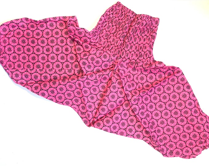 Child Size 3 Toddler, Cotton Harem Pants, Kids Drop-Crotch Trousers, Ali Baba, Afghan Pants