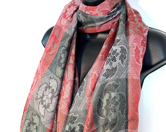 Warm Happy Muffler Scarf. Festive scarves the easy Christmas present gift