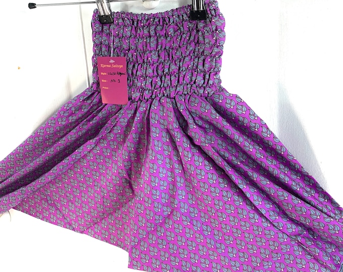Child Size 3 Silk Harem Pants, Children's Afghans, drop-crotch, Ali Baba, yoga, unisex kids trousers.