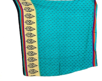 Classic Large Light Silk Head Scarf. 43" by 43" (109cm x 109cm) comes in a Special Gift Bag. The classic beautiful gift for her