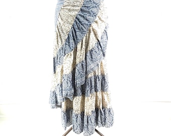 Kezia Gypsy Silk Wrap Skirt - Can be worn as a dress  (SKU:930-9935)