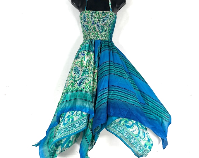 Aurora Fairy Dress, Long Summer Silk Tall Girl Sundress 45" (One Size  SKU:902-10597)