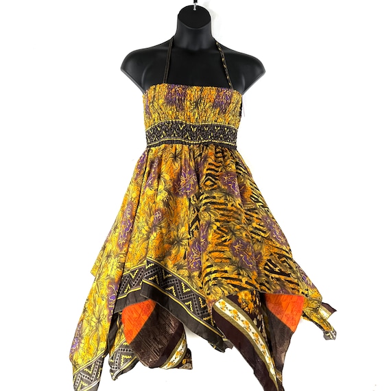 Lara Fairy Dress - Plus Size - 43" Long - Summer Silk - Tall Girl - Maternity (SKU:905-7311)