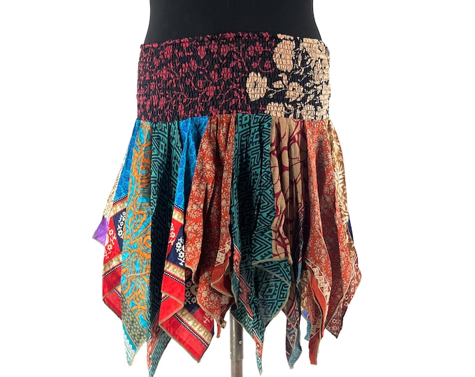 XL. Lilly Short Plus Size Mini Skirt. Harem style waist gives comfortable fit & flexibility. SKU:748-9435