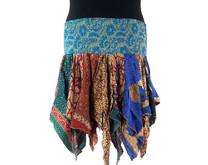 XL. Lilly Short Plus Size Mini Skirt. Harem style waist gives comfortable fit & flexibility. SKU:748-9447
