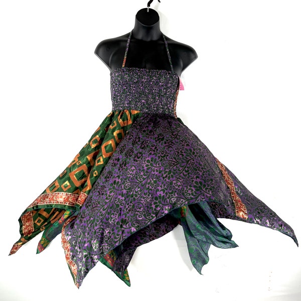 Lilian Plus Plus Size Long Silk Fairy Dress with 2XL bust (The Summer Hippy Dress) SKU:909-7378