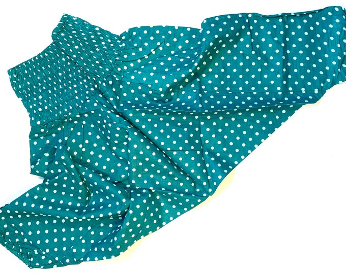 Child Size 4, Cotton Harem Pants, Afghans, drop-crotch, Ali Baba, toddler, unisex kids