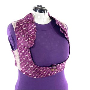 5XL. Sutiã estilo corpete, feito à mão em brocado de seda vintage. Top com renda Choli Plus Plus Size. SKU: 448-9377