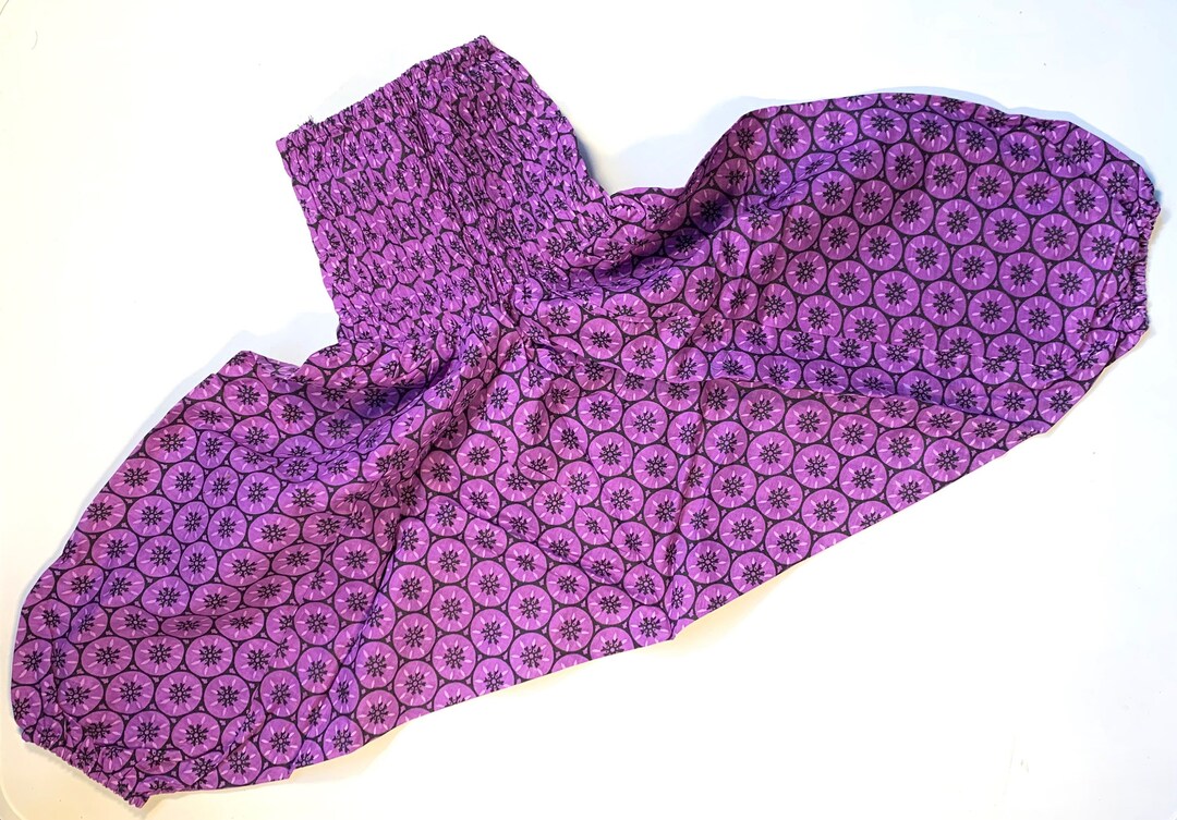 Child Size 3 Toddler Cotton Harem Pants Kids Drop crotch Trousers 