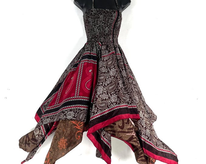 Aurora Fairy Dress, Long Summer Silk Tall Girl Sundress 45" (One Size  SKU:902-10599)