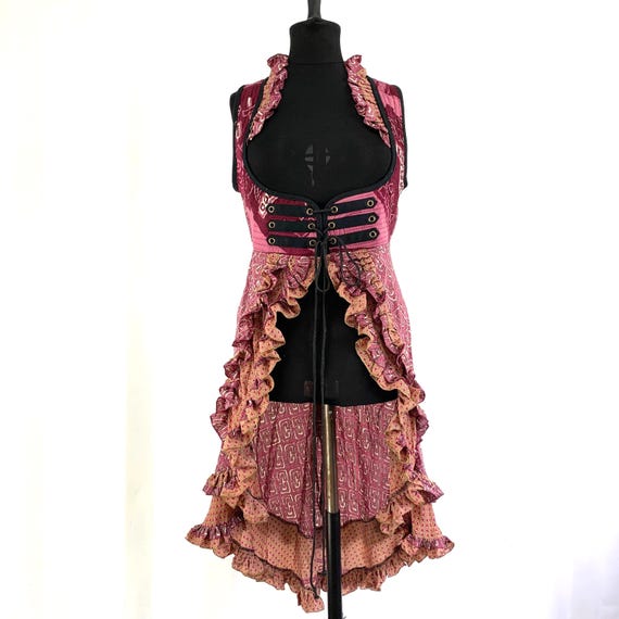 cupless corset dress Bustle Underbust Corset