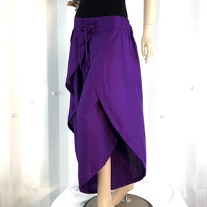 Purple Tulip Palazzo Pants in Rayon Split open leg harem trouser Why buy boring 10-12 (M/L) UK women's