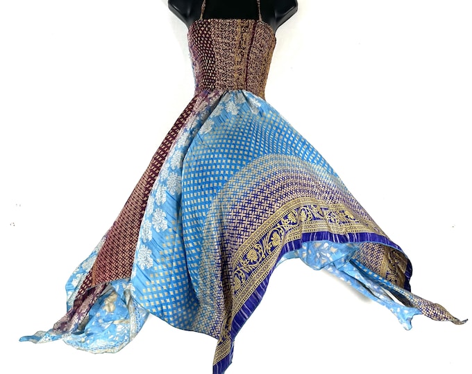 Aurora Fairy Dress, Long Summer Silk Tall Girl Sundress 45" (One Size  SKU:902-10590)
