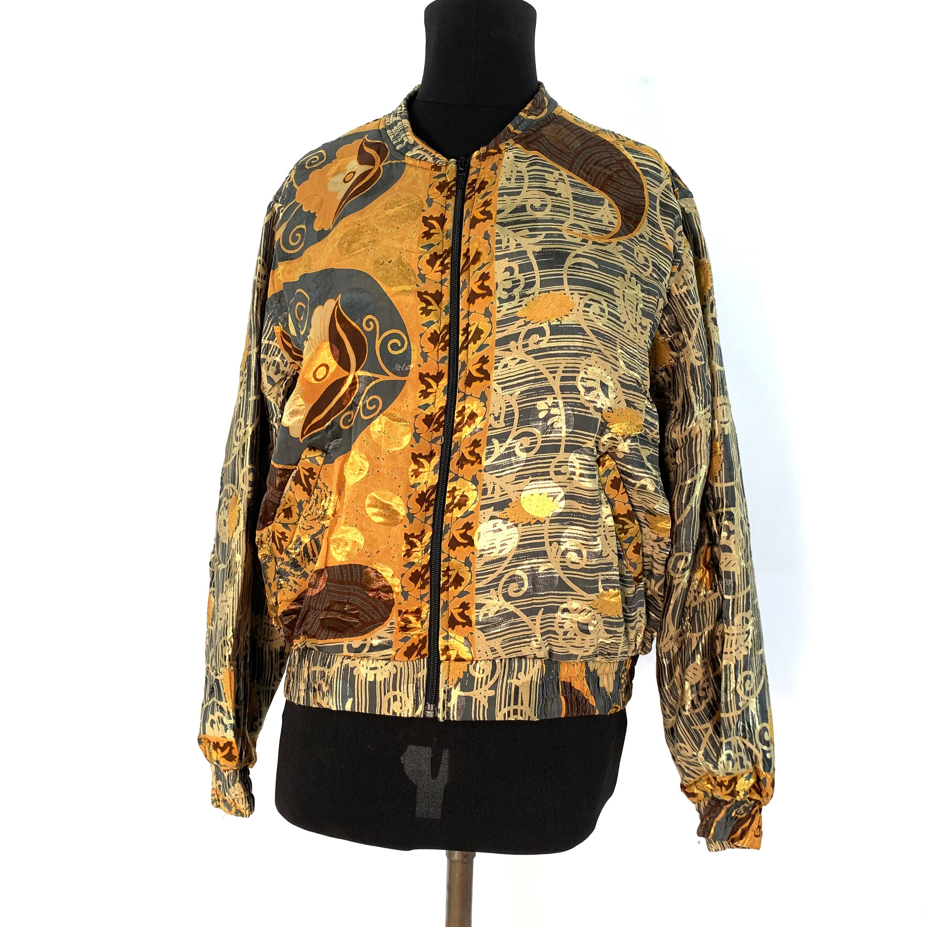 適当な価格 With Size One Jacket. Bomber Silk Jude a Cosy Fleece Light 置物