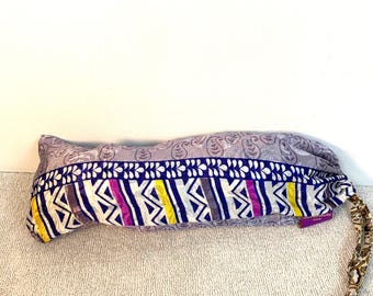 10 Silk Festive Bottle Bags. (9"x18"  20cm x 43cm internal size) Made from recycled silk saris.