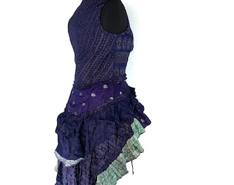 M Isabella Corset  Dress - Steampunk - Silk Brocade (SKU:2001-4484)