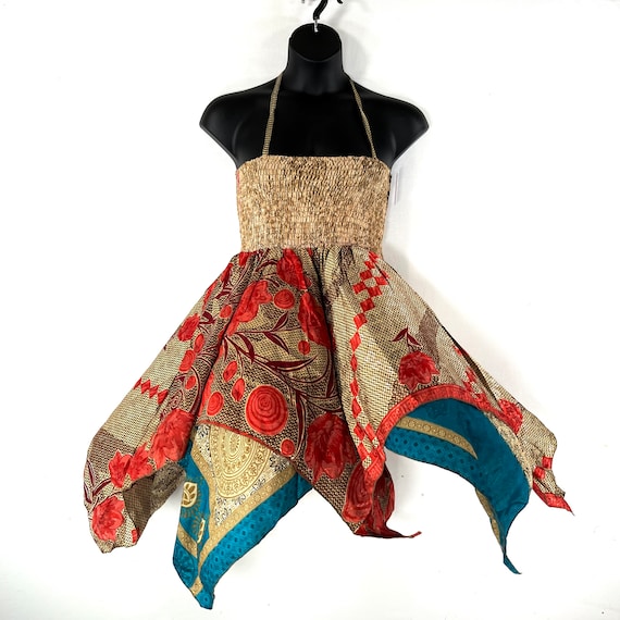 2XL Bust Agetha Midi Silk Fairy Dress - Summer Maternity Dress SKU:908-7363 2XL Bust Agetha Midi Silk Fairy Dress - Summer Maternity Dress SKU:908-7363