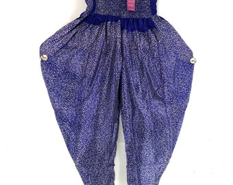 Festival Pants Silk M-L; Palazzo Pants Zip Pocket Trousers, Gypsy Pants High Crotch Harem Pants SKU:801-5086