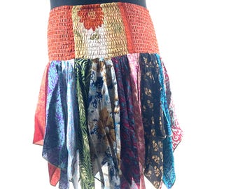 Lilly Mini Handkerchief Skirt - Harem waist SKU:745-9916