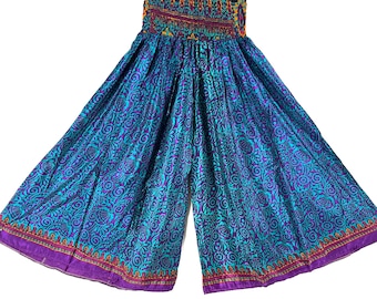 2XL Corlissa Culottes -  Wide Leg Palazzo Pants - Summer Silk (SKU:837-8675)