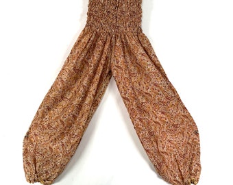 Tina Silk Pantaloon, One Size (Gypsy High Crotch Harem Trousers) SKU:840-6232