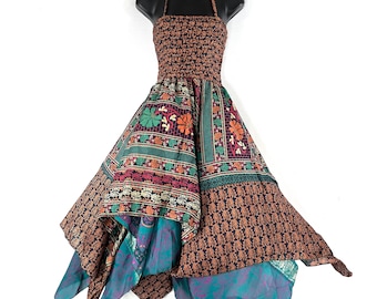 Tatiana Fairy Dress 43" (109cm) Length, One size, Silky Summer, Bohemian, hippie, boho, gypsy, princess. SKU: 902-7239