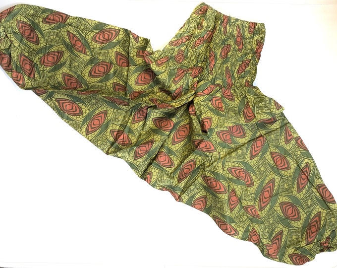 Child Size 4, Cotton Harem Pants, Afghans, drop-crotch, Ali Baba, toddler, unisex kids
