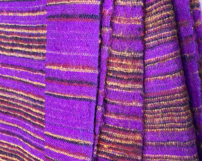 Purple Cosy Blanket 4 parties festivals & snuggling. A lovely soft touch, warm, lightweight Shawl, Blanket Scarf, Throw.
