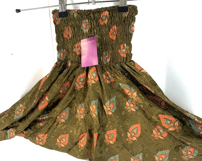 Child Size 4, Silk Harem Pants, Children's Afghans, drop-crotch, Ali Baba, yoga, unisex kids trousers.