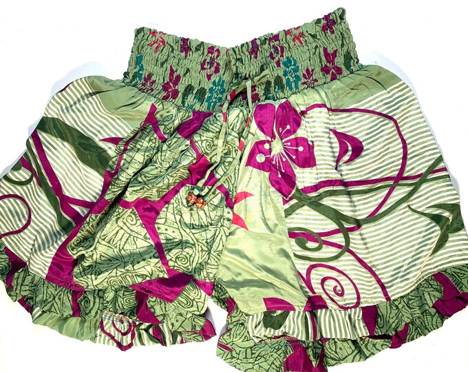 2XL. Soft Silk Venus Summer Shorts, (Dance Hot Pants) SKU:SS4-4307