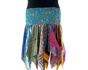 XL. Lilly Short Plus Size Mini Skirt. Harem style waist gives comfortable fit & flexibility. SKU:748-9440