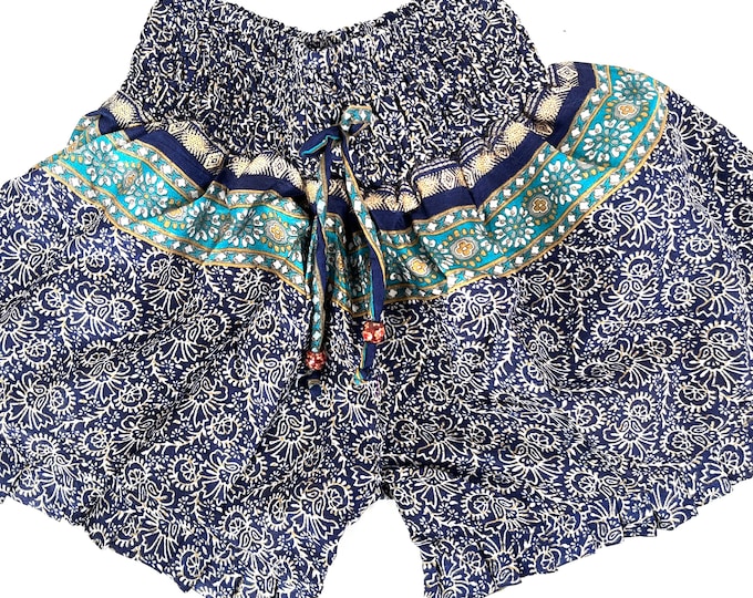 M/L. Silk Venus Shorts; Sexy Hot Pants, Soft Silky Boho Booty Shorts SKU:SS2-7570