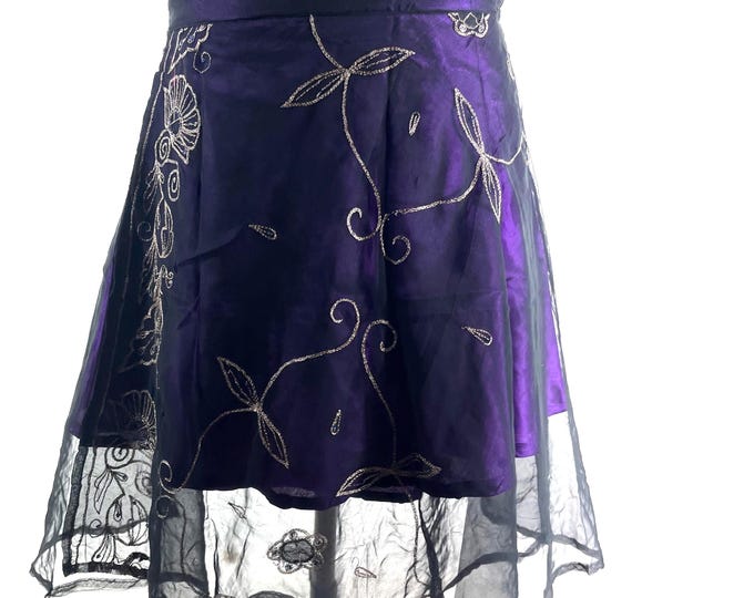 Aari Tari Mini Wrap Skirt - 2 layer (SKU:2010-9862)