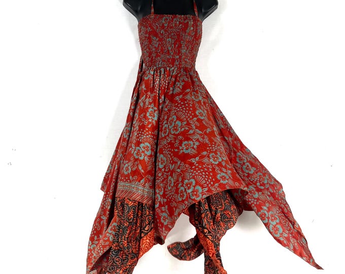 Aurora Fairy Dress, Long Summer Silk Tall Girl Sundress 45" (One Size  SKU:902-10594)