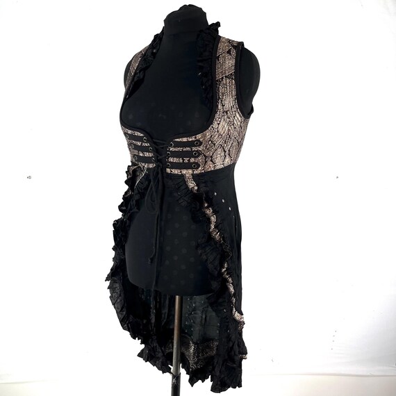 XL Alaxi Bustier Dress; Under-bust Corset Dress in Vintage Silk Brocade.  Cosplay, Larp, Steampunk, Renaissance Festival SKU:2114-8158 - Etsy